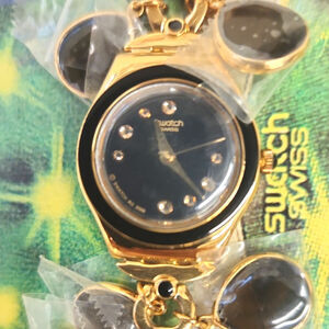 Swatch watch PERLES D'ENCRE YSG127G 2009 Christmas Specials By Rossana Boffi NEW